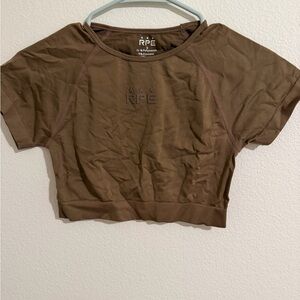Brown Women's RPE gym top